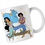 Casa si Gradina - Bucatarie si vesela - Cani si pahare - Cani si cesti - Cana Aladdin Jasmine Aladdin Genie Duh, alba, 330ml - Infinity.ro
