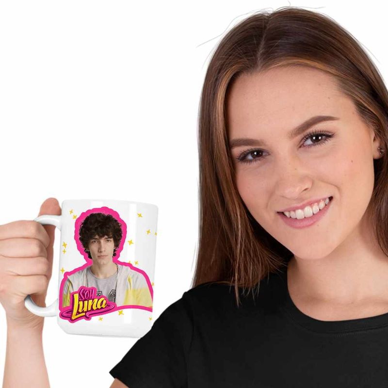 Casa si Gradina - Bucatarie si vesela - Cani si pahare - Cani si cesti - Cana Soy Luna Ramiro Ponce, alba, 330ml - Infinity.ro