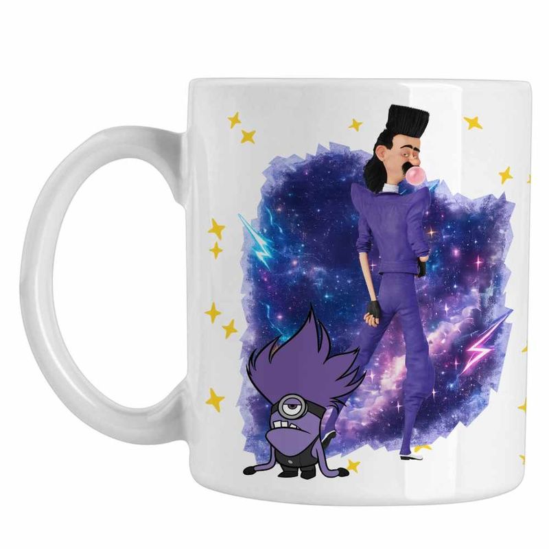 Casa si Gradina - Bucatarie si vesela - Cani si pahare - Cani si cesti - Cana Balthazar Bratt Bad Minions Despicable, alba, 330ml - Infinity.ro