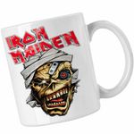 Casa si Gradina - Bucatarie si vesela - Cani si pahare - Cani si cesti - Cana Iron Maiden Mummy Heavy Metal, alba, 330ml - Infinity.ro