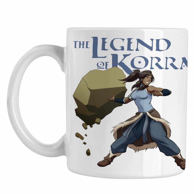 Casa si Gradina - Bucatarie si vesela - Cani si pahare - Cani si cesti - Cana Avatar Korra Maestru Pamantului Airbender, alba, 330ml - Infinity.ro