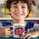 Casa si Gradina - Bucatarie si vesela - Cani si pahare - Cani si cesti - Cana The Muppets Animal, alba, 330ml - Infinity.ro