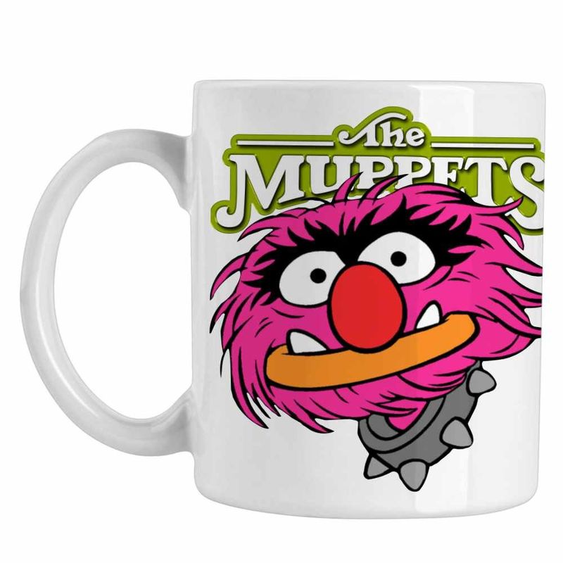 Casa si Gradina - Bucatarie si vesela - Cani si pahare - Cani si cesti - Cana The Muppets Animal, alba, 330ml - Infinity.ro