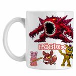 Casa si Gradina - Bucatarie si vesela - Cani si pahare - Cani si cesti - Cana Roblox Fish it Kraken Sea Monster Pescar, alba, 330ml - Infinity.ro