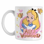 Casa si Gradina - Bucatarie si vesela - Cani si pahare - Cani si cesti - Cana Alice Tara Minunilor , alba, 330ml - Infinity.ro