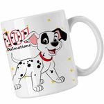 Casa si Gradina - Bucatarie si vesela - Cani si pahare - Cani si cesti - Cana 101 Dalmatieni Patch Catelus Dalmatian, alba, 330ml - Infinity.ro