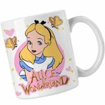Casa si Gradina - Bucatarie si vesela - Cani si pahare - Cani si cesti - Cana Alice Tara Minunilor , alba, 330ml - Infinity.ro