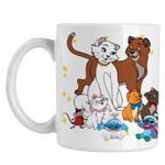 Casa si Gradina - Bucatarie si vesela - Cani si pahare - Cani si cesti - Cana Pisicile Aristocrate Ducesa Familie, alba, 330ml - Infinity.ro