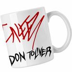 Casa si Gradina - Bucatarie si vesela - Cani si pahare - Cani si cesti - Cana Don Toliver Caleb Trap Hip-Hop Music, alba, 330ml - Infinity.ro