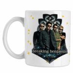 Casa si Gradina - Bucatarie si vesela - Cani si pahare - Cani si cesti - Cana Breaking Benjamin Rock, alba, 330ml - Infinity.ro