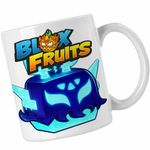 Casa si Gradina - Bucatarie si vesela - Cani si pahare - Cani si cesti - Cana Blox Fruits Lightning Fruit Roblox Fructe, alba, 330ml - Infinity.ro