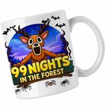 Casa si Gradina - Bucatarie si vesela - Cani si pahare - Cani si cesti - Cana 99 Nights Padure Roblox, alba, 330ml - Infinity.ro