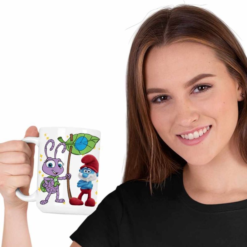 Casa si Gradina - Bucatarie si vesela - Cani si pahare - Cani si cesti - Cana A Bugs Life Aventuri la Firul Ierbii Dot, alba, 330ml - Infinity.ro