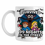 Casa si Gradina - Bucatarie si vesela - Cani si pahare - Cani si cesti - Cana 99 Nights Game Roblox, alba, 330ml - Infinity.ro