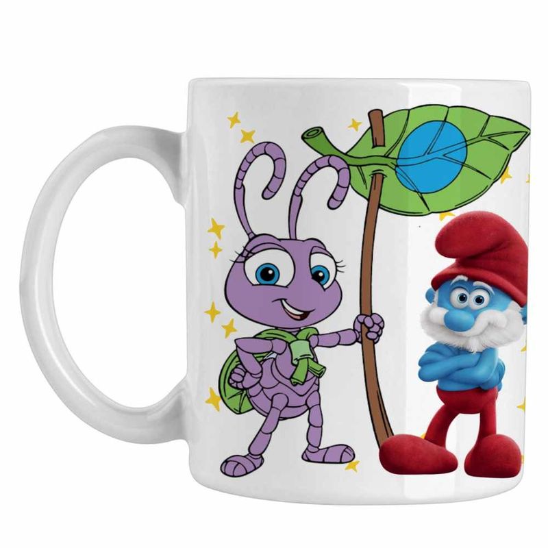 Casa si Gradina - Bucatarie si vesela - Cani si pahare - Cani si cesti - Cana A Bugs Life Aventuri la Firul Ierbii Dot, alba, 330ml - Infinity.ro