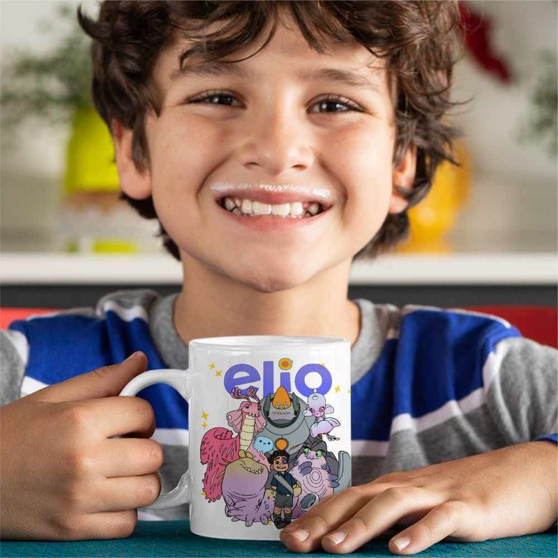 Casa si Gradina - Bucatarie si vesela - Cani si pahare - Cani si cesti - Cana Elio Aliens Dream Team, alba, 330ml - Infinity.ro