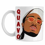 Casa si Gradina - Bucatarie si vesela - Cani si pahare - Cani si cesti - Cana Quavo Stain Trap Hip Hop, alba, 330ml - Infinity.ro