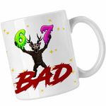 Casa si Gradina - Bucatarie si vesela - Cani si pahare - Cani si cesti - Cana Ski Mask Bad Rapper, alba, 330ml - Infinity.ro