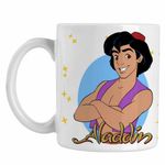 Casa si Gradina - Bucatarie si vesela - Cani si pahare - Cani si cesti - Cana Aladdin Ali Baba O mie si una de nopti Aladin, alba, 330ml - Infinity.ro