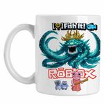 Casa si Gradina - Bucatarie si vesela - Cani si pahare - Cani si cesti - Cana Roblox Fish it Laviathan Sea Monster Pescar, alba, 330ml - Infinity.ro