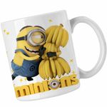 Casa si Gradina - Bucatarie si vesela - Cani si pahare - Cani si cesti - Cana Minions Banana Despicable, alba, 330ml - Infinity.ro