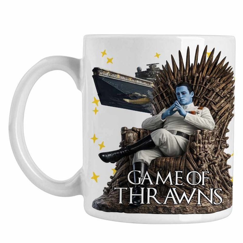 Casa si Gradina - Bucatarie si vesela - Cani si pahare - Cani si cesti - Cana Game of Thrawns Admiral Thrawn Star Wars, alba, 330ml - Infinity.ro