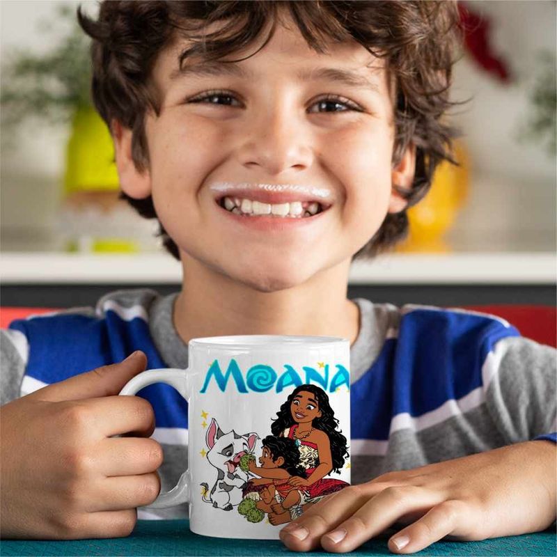 Casa si Gradina - Bucatarie si vesela - Cani si pahare - Cani si cesti - Cana Moana Pua Simea Vaiana, alba, 330ml - Infinity.ro