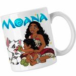 Casa si Gradina - Bucatarie si vesela - Cani si pahare - Cani si cesti - Cana Moana Pua Simea Vaiana, alba, 330ml - Infinity.ro