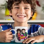 Casa si Gradina - Bucatarie si vesela - Cani si pahare - Cani si cesti - Cana Soy Luna Boys Chibi, alba, 330ml - Infinity.ro