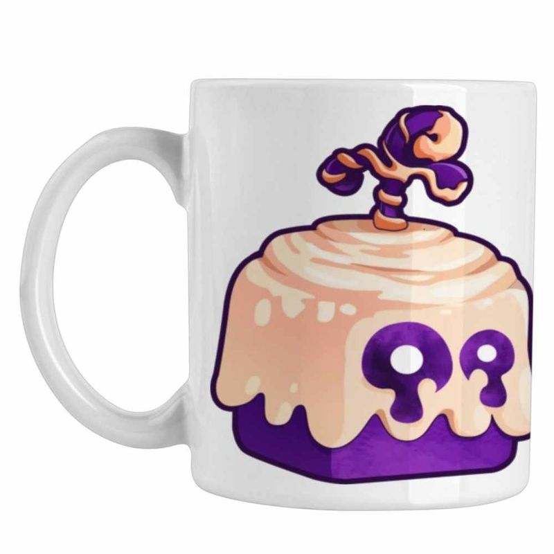 Casa si Gradina - Bucatarie si vesela - Cani si pahare - Cani si cesti - Cana Blox Fruits Dought Fruit Roblox Fructe, alba, 330ml - Infinity.ro