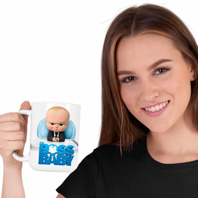 Casa si Gradina - Bucatarie si vesela - Cani si pahare - Cani si cesti - Cana Boss Baby CEO Leader, alba, 330ml - Infinity.ro