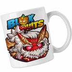 Casa si Gradina - Bucatarie si vesela - Cani si pahare - Cani si cesti - Cana Blox Fruits Fiend Fruit Roblox Fructe, alba, 330ml - Infinity.ro