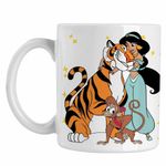 Casa si Gradina - Bucatarie si vesela - Cani si pahare - Cani si cesti - Cana Aladdin Jasmine Abu Rajah Tigru Imperial, alba, 330ml - Infinity.ro