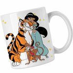 Casa si Gradina - Bucatarie si vesela - Cani si pahare - Cani si cesti - Cana Aladdin Jasmine Abu Rajah Tigru Imperial, alba, 330ml - Infinity.ro