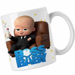 Casa si Gradina - Bucatarie si vesela - Cani si pahare - Cani si cesti - Cana Baby Boss Director Born To Lead, alba, 330ml - Infinity.ro