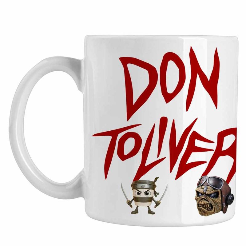Casa si Gradina - Bucatarie si vesela - Cani si pahare - Cani si cesti - Cana Don Toliver Trap Music, alba, 330ml - Infinity.ro