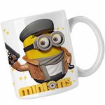 Casa si Gradina - Bucatarie si vesela - Cani si pahare - Cani si cesti - Cana Minions Detective Noir Despicable, alba, 330ml - Infinity.ro