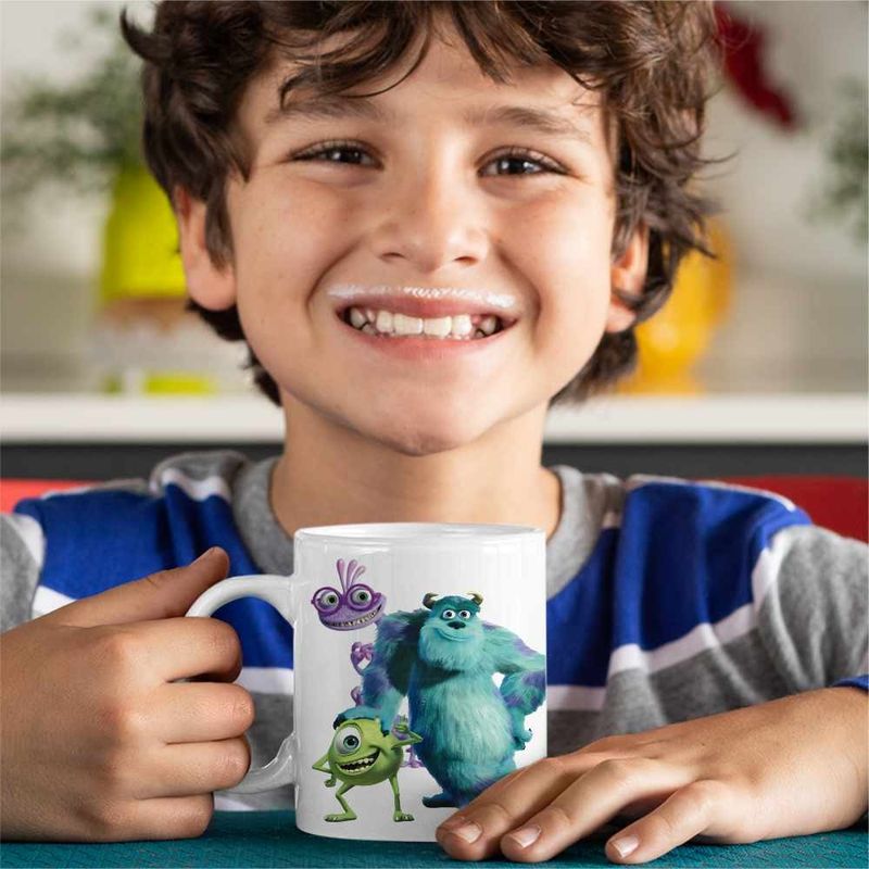 Casa si Gradina - Bucatarie si vesela - Cani si pahare - Cani si cesti - Cana Mike James Monsters University, alba, 330ml - Infinity.ro