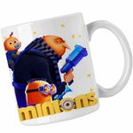 Casa si Gradina - Bucatarie si vesela - Cani si pahare - Cani si cesti - Cana Despicable Minions Misiune, alba, 330ml - Infinity.ro