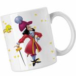 Casa si Gradina - Bucatarie si vesela - Cani si pahare - Cani si cesti - Cana Peter Pan Captain Hook, alba, 330ml - Infinity.ro