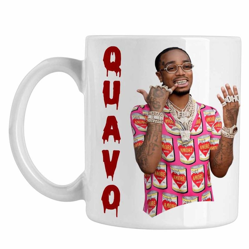 Casa si Gradina - Bucatarie si vesela - Cani si pahare - Cani si cesti - Cana Quavo Greatness Trap, alba, 330ml - Infinity.ro