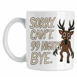 Casa si Gradina - Bucatarie si vesela - Cani si pahare - Cani si cesti - Cana 99 Nights Cerb Sorry Roblox, alba, 330ml - Infinity.ro