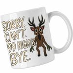 Casa si Gradina - Bucatarie si vesela - Cani si pahare - Cani si cesti - Cana 99 Nights Cerb Sorry Roblox, alba, 330ml - Infinity.ro
