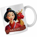 Casa si Gradina - Bucatarie si vesela - Cani si pahare - Cani si cesti - Cana Mulan Dragon, alba, 330ml - Infinity.ro