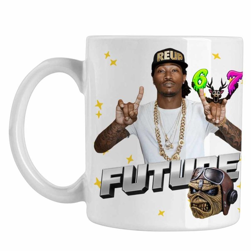 Casa si Gradina - Bucatarie si vesela - Cani si pahare - Cani si cesti - Cana Future REUP Rapper, alba, 330ml - Infinity.ro