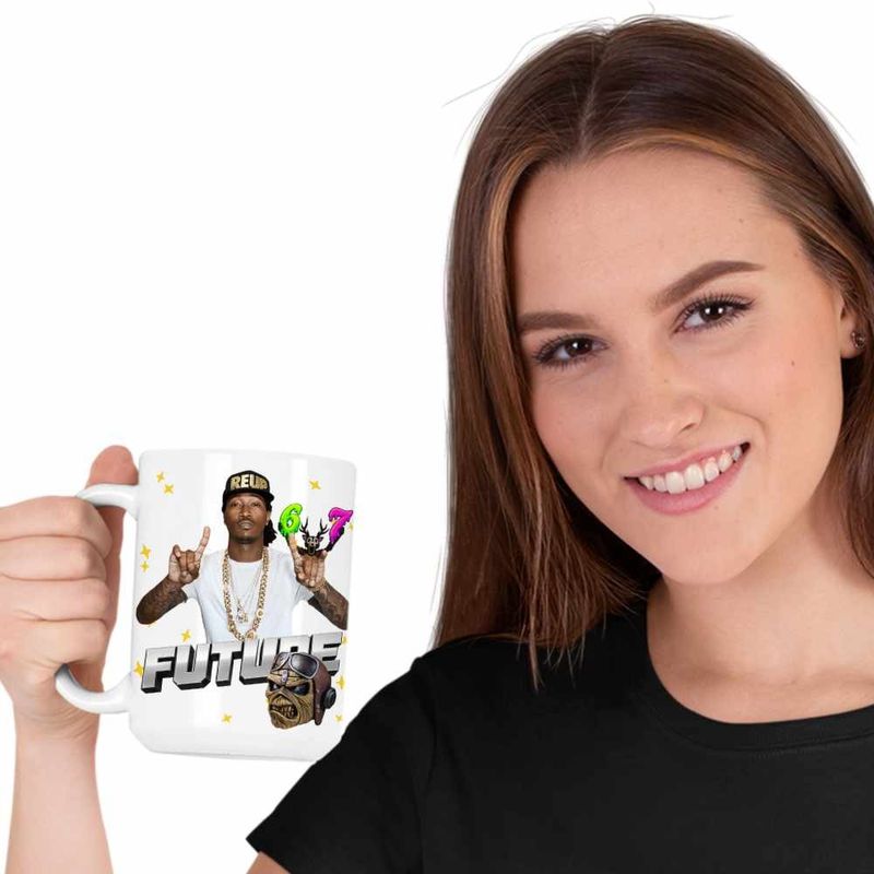 Casa si Gradina - Bucatarie si vesela - Cani si pahare - Cani si cesti - Cana Future REUP Rapper, alba, 330ml - Infinity.ro