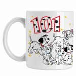 Casa si Gradina - Bucatarie si vesela - Cani si pahare - Cani si cesti - Cana 101 Dalmatieni Catelusi Dalmatian Puppy, alba, 330ml - Infinity.ro
