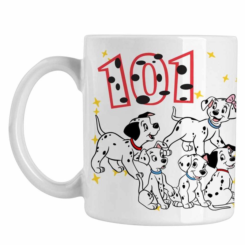 Casa si Gradina - Bucatarie si vesela - Cani si pahare - Cani si cesti - Cana 101 Dalmatieni Catelusi Dalmatian Puppy, alba, 330ml - Infinity.ro