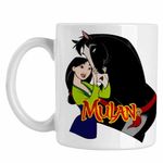 Casa si Gradina - Bucatarie si vesela - Cani si pahare - Cani si cesti - Cana Mulan Khan Cal, alba, 330ml - Infinity.ro