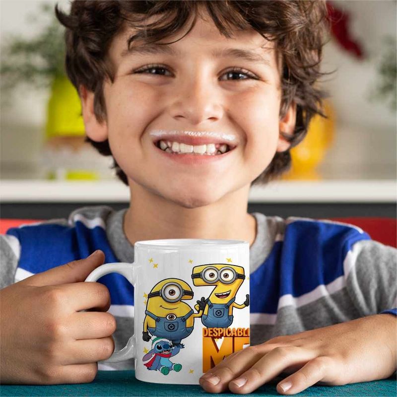 Casa si Gradina - Bucatarie si vesela - Cani si pahare - Cani si cesti - Cana Minions Six Seven 67 Sase Sapte Despicable, alba, 330ml - Infinity.ro